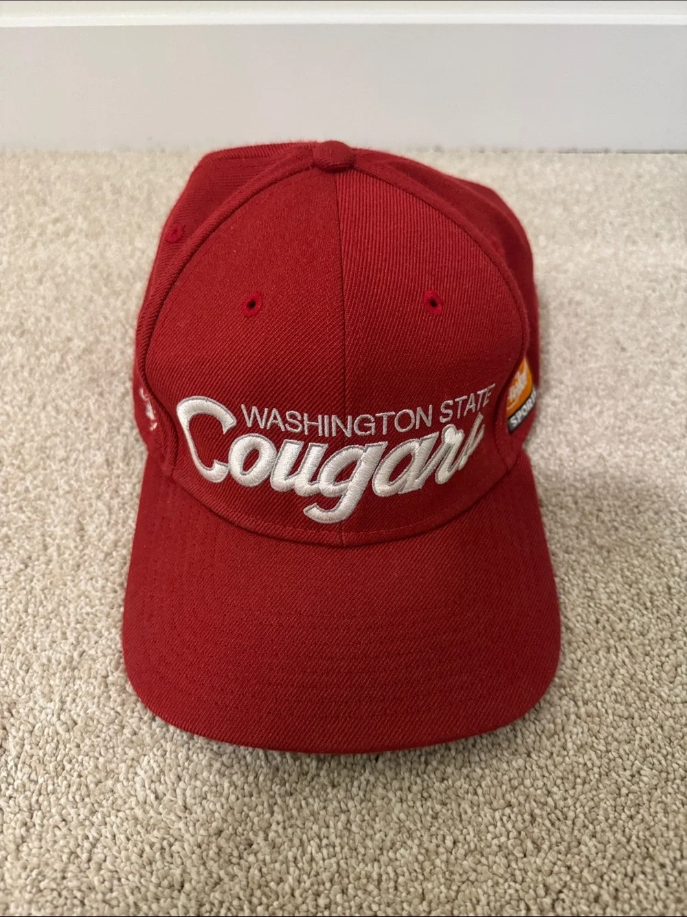 Washington State Cougars Nike Red Embroidered Baseball Cap